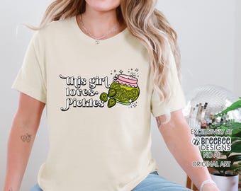 Pickle Lover Graphic Tee, Funny Foodie Shirt