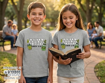 I'm a Big Dill for Jesus pickle Youth Tee | Christian faith, funny religious pun