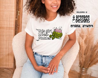 Pickle Lover Graphic Tee, Funny Foodie Shirt