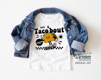 Taco About Jesus Youth Tee | Kids Christian Graphic Shirt