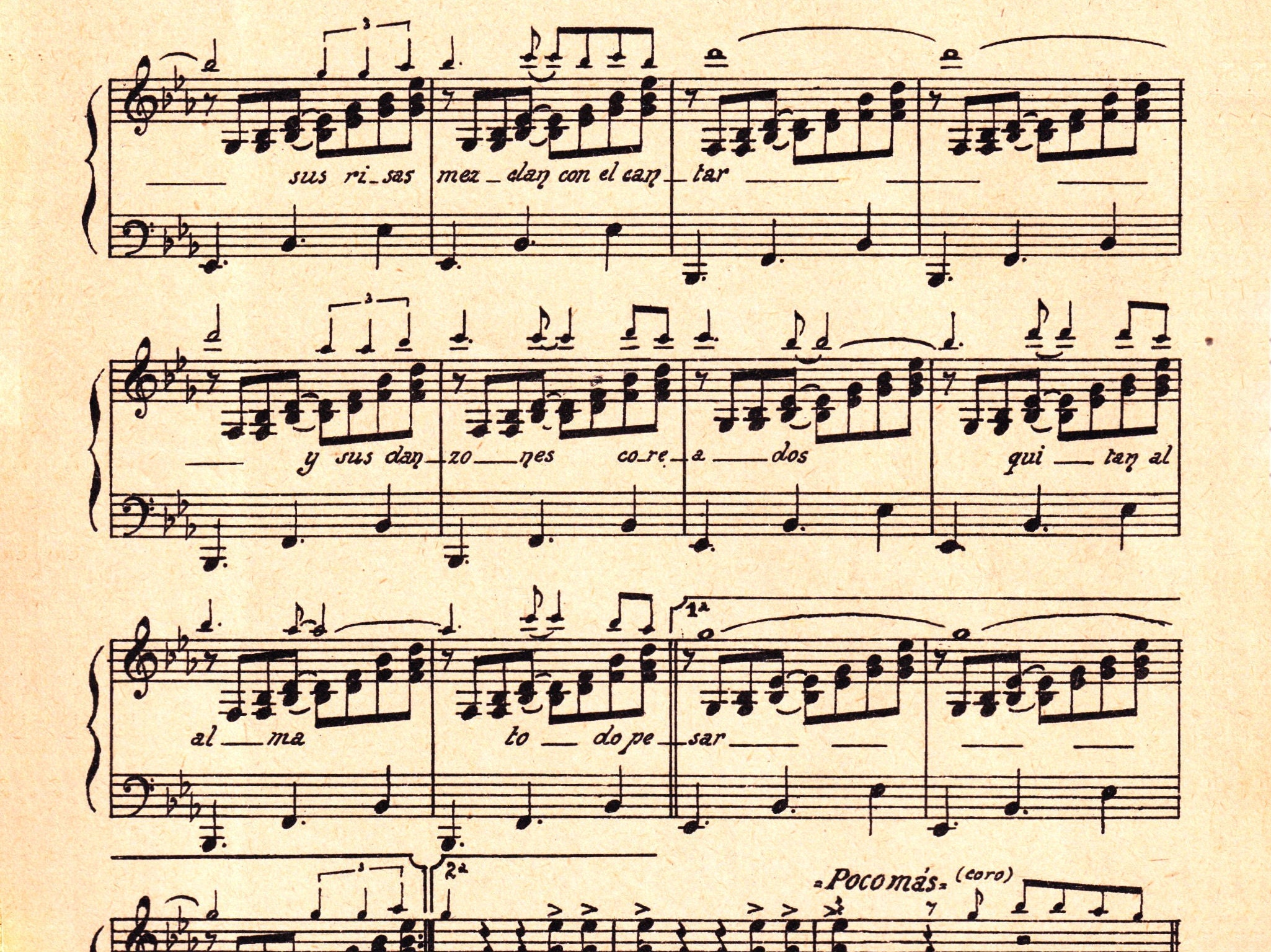 Sheet Music Printable, Manuscript Pages, Digital Paper, Instant ...