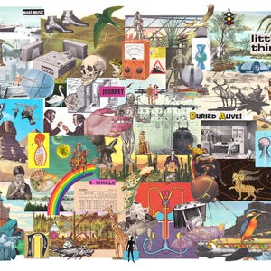 Kit de collage digital: 99 imágenes, ilustraciones antiguas, archivos JPG y PNG, personas, naturaleza, anatomía, ciencia, etc., paquete de collage de gran tamaño