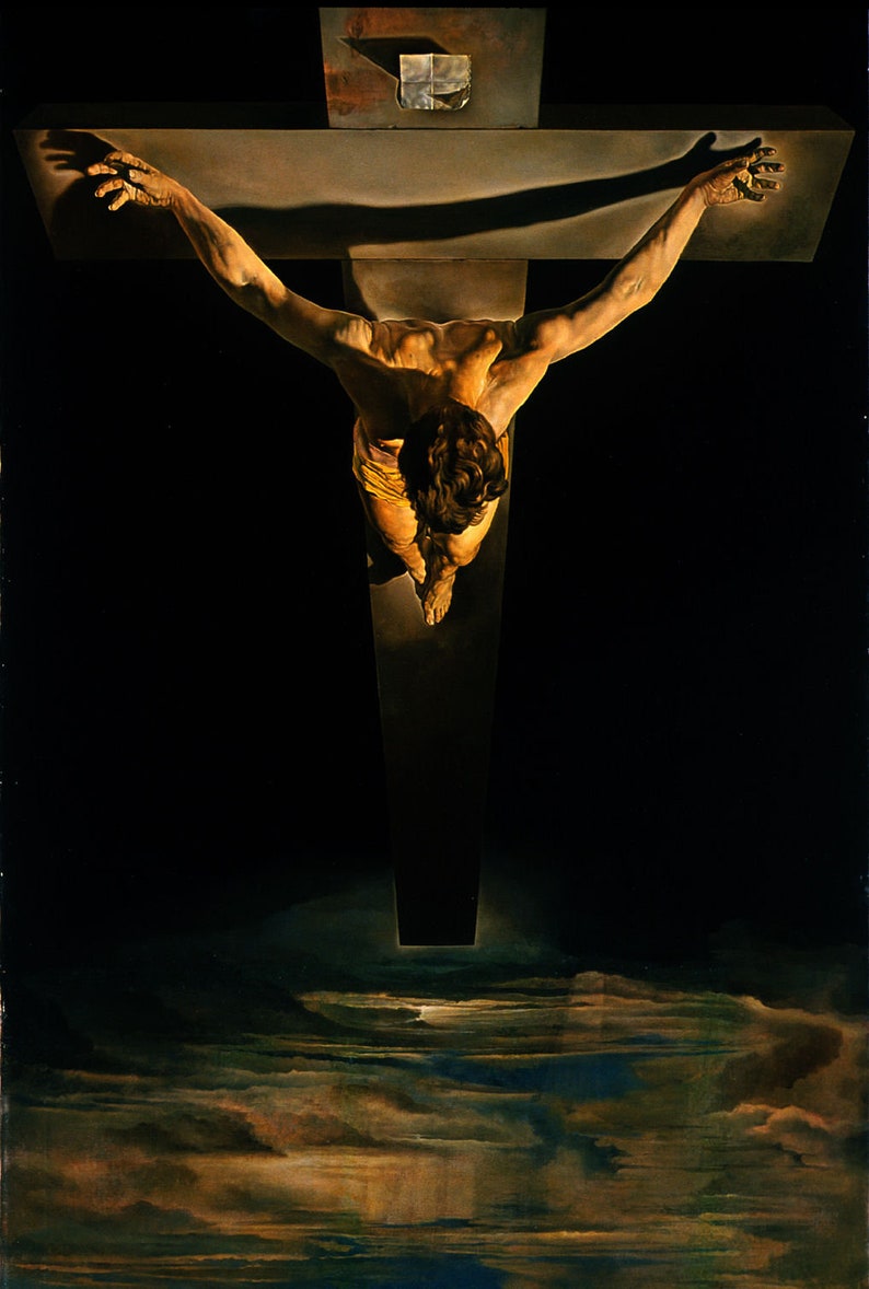 Salvador Dali Print Christ de Saint Jean de la Croix Etsy France