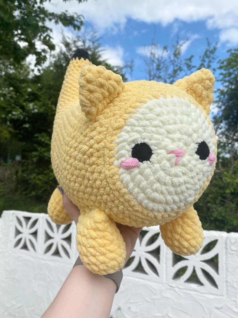 Banana Cat Crochet Plush, Made to Order, UKCA Certified agrohort.ipb