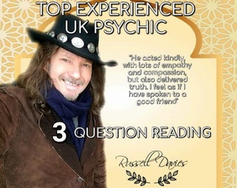 Top UK PSYCHIC 3 Question Psychic PHOTO Reading