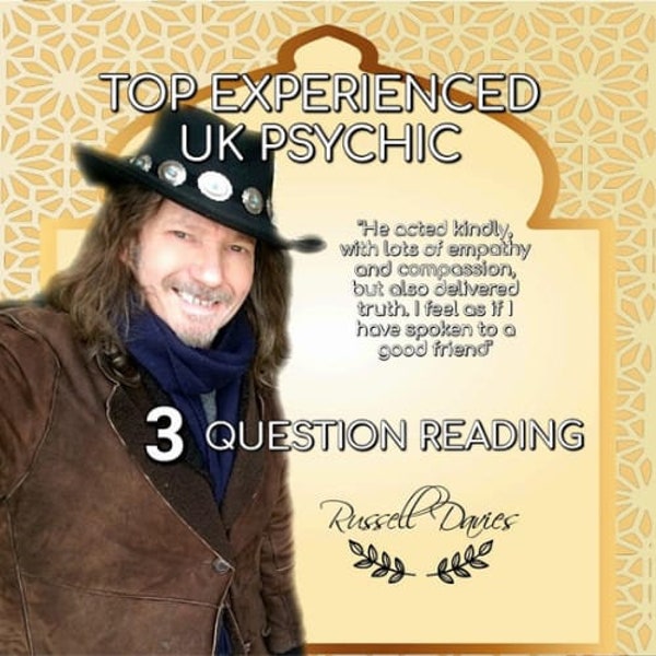 Top UK PSYCHIC 3 Question Psychic PHOTO Reading