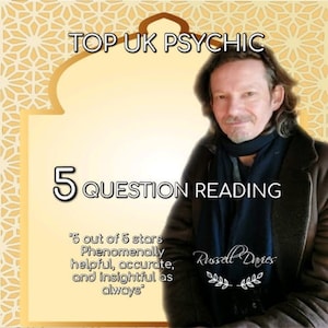UK PSYCHIC 5 QUESTION In Depth Psychic Photo Reading 30 Years Experience Digital Download