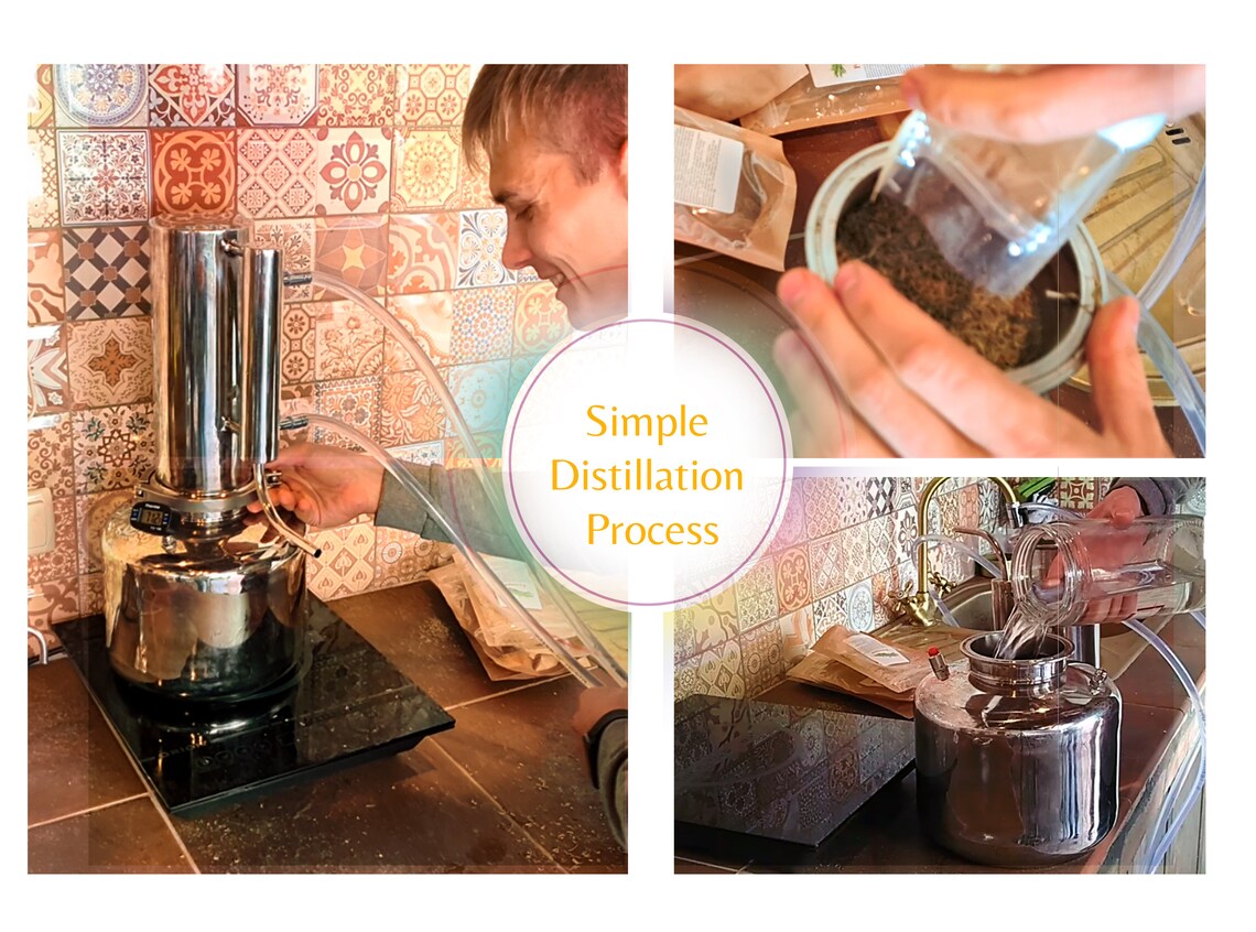 Essential oil extractor 5 L Distillation kit Herb distiller Etsy