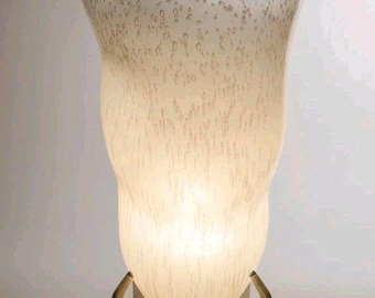 Phillipe Starck Table Lamp Light Murano Hand Blown Tornado Glass By FLOS EUC