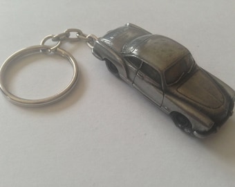 classic car Karman Ghia Coupe ref109  car keyring  or pin badge classic car