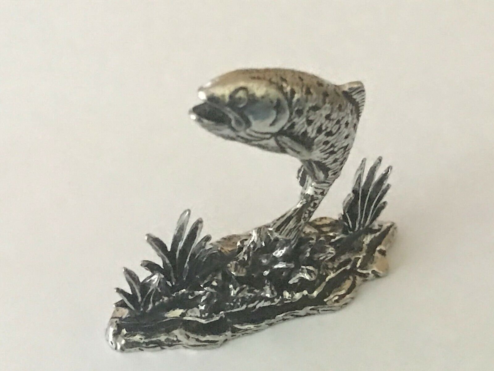 Trout Fish Pewter Figurine Paperweight Ornement 3D CODEE6 Etsy