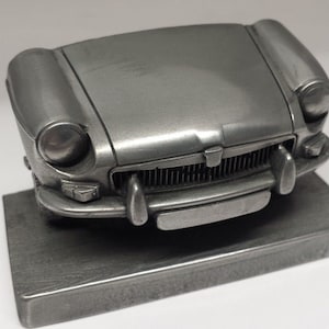 M B GT  Pewter Effect Car pen Holder desk paper weight desk tidier etc Handmade In Sheffield