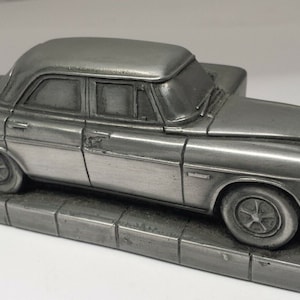 Rover P5 Zinn Effekt Auto Stifthalter Schreibtisch Papier Gewicht SchreibtischIdier etc Handmade In Sheffield