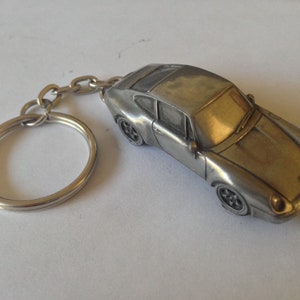 BRD Keychain - Schlüsselanhänger PORSCHE CARRERA (Silber)