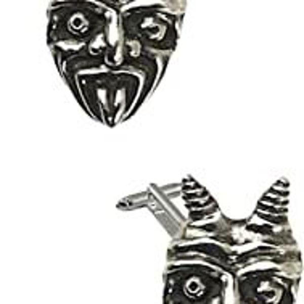 ww71 Gargoyle  made from fine English pewter cuff link or tie slide or the set or stick pin
