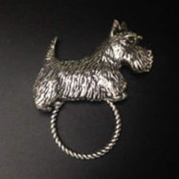 Dog breed Fine English Pewter on a Brooch Drop Hoop Holder For Glasses dog lover gift Dachshund Greyhound Doberman terrier Scottish Labrado