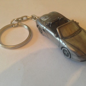 classic German sports car Boxster  ref192 car keyring  or pin badge classic car