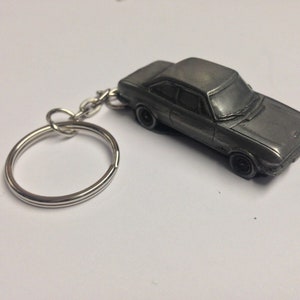classic car French car 504 Coupe ref181  car keyring  or pin badge classic car