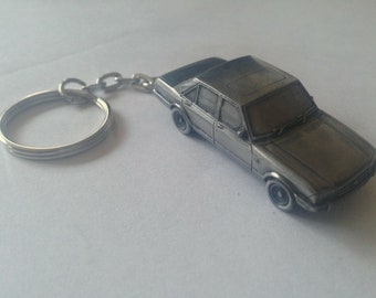 British classic car Granada Mk2 Ghia ref86 car keyring  or pin badge classic car automobile