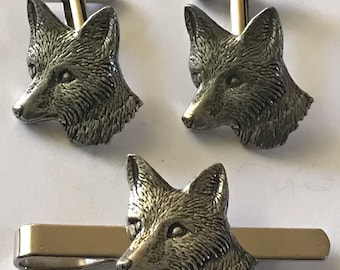 Bracelet avec une tête de renard en étain - Etain des Vieux Moulins SARL