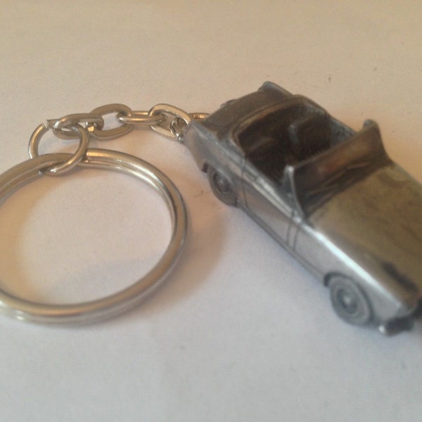 classic car pewter effect Austin Healey Sprite Mk2 ref17 car keyring  or pin badge classic car