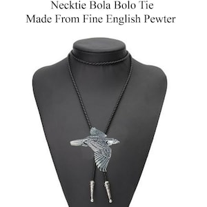 Pewter Falcon Collier Western Cowboy Necktie Bola Bolo Tie codeb1 unisexe ligne de danse cow-boy Wild West