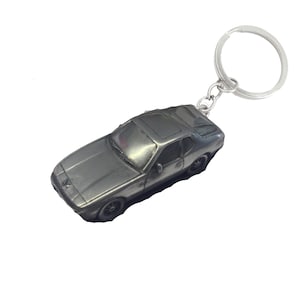 classic German sports car 924 ref188 car keyring  or pin badge classic car