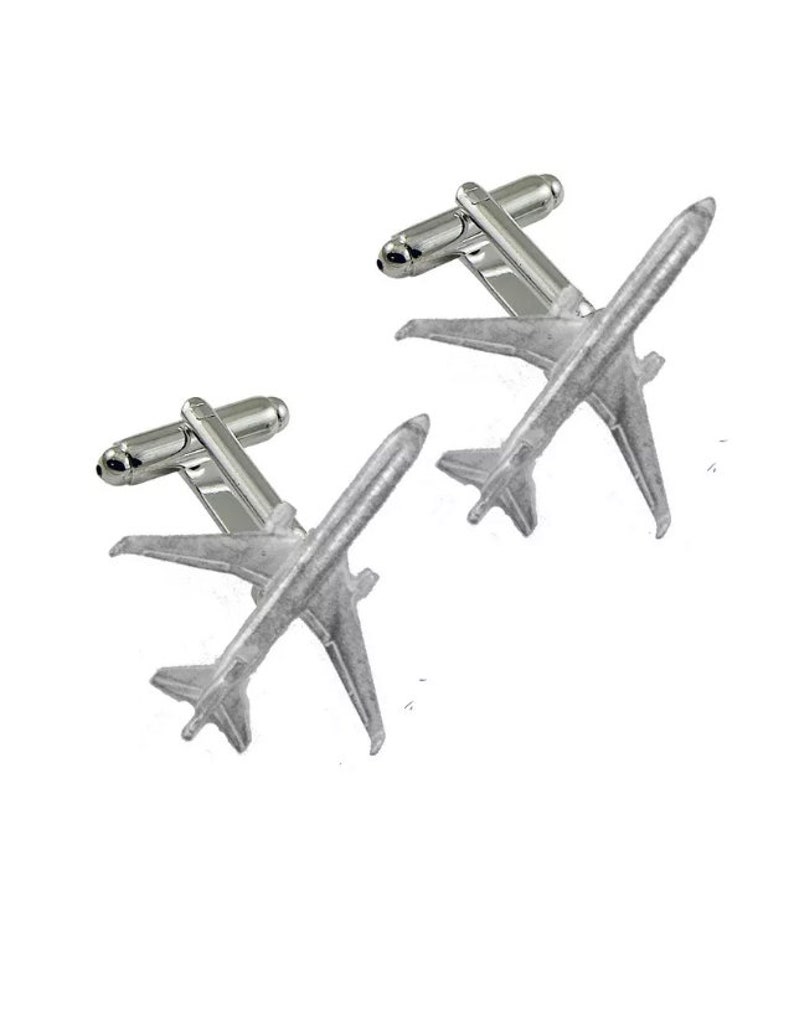 McDonnell Douglas MD-11 Pewter Emblem Cufflinks Jewellery Smart wedding code7