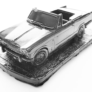 Vitesse   car  Pewter Effect   1.32 Scale Model Car Handmade In Sheffield