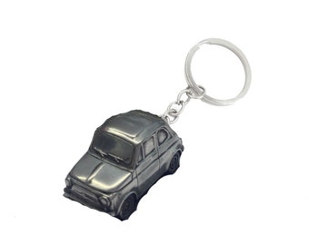 Italian classic car 500 ref64 car keyring  or pin badge classic car automobile