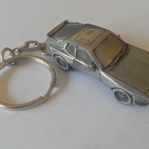 classic German sports car 944  ref190 car keyring  or pin badge classic car