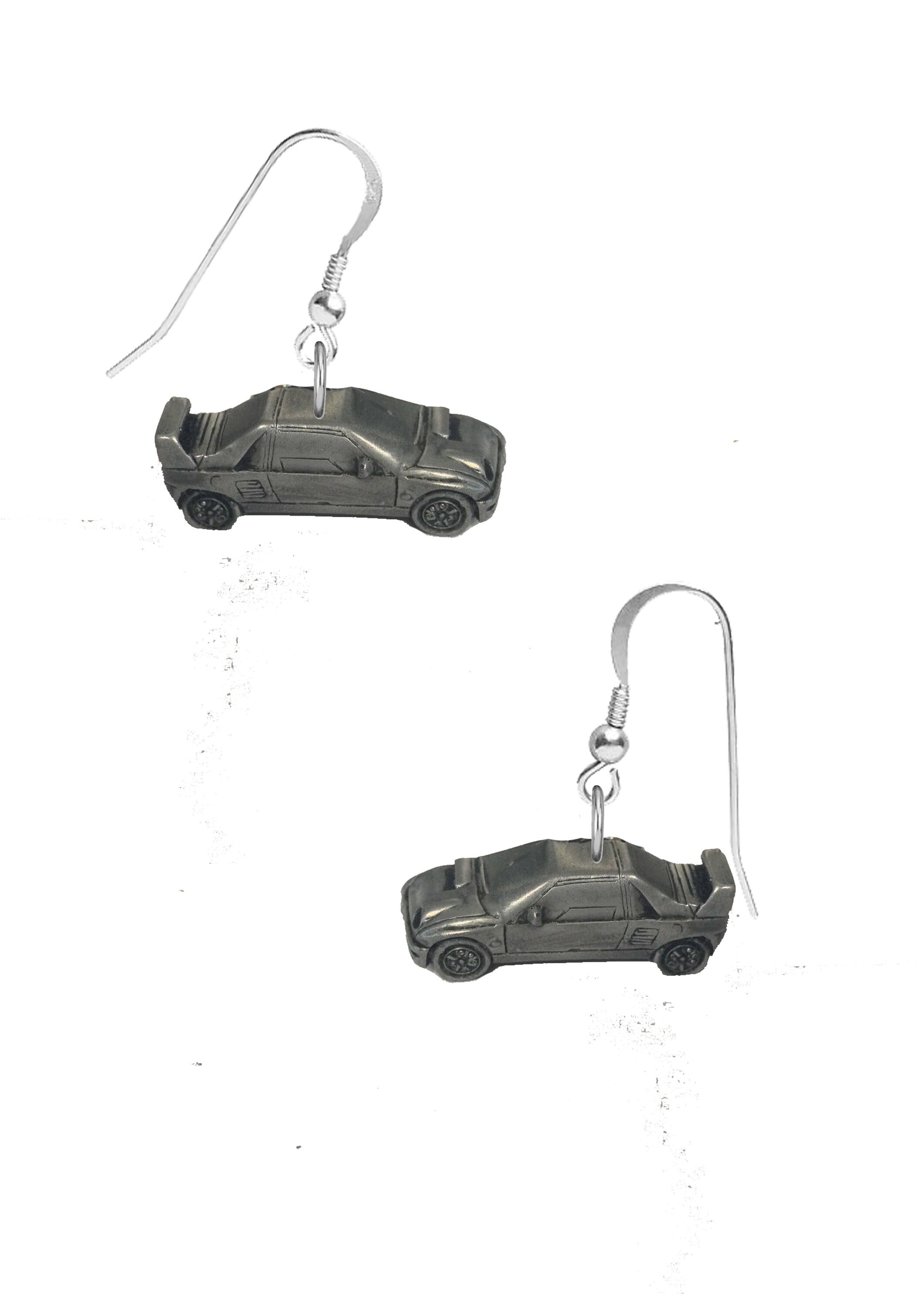Classic Japan Car MX AZ-1 Ref125 on Hook Earrings Sterling