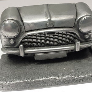 Autin Min MK1  Pewter Effect Car pen Holder desk paper weight desk tidier etc Handmade In Sheffield