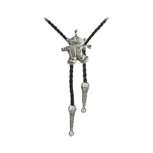 Pewter Alien  Necklace Western Cowboy Necktie Bola Bolo Tie codeFT23  unisex line dancing cowboy Wild West