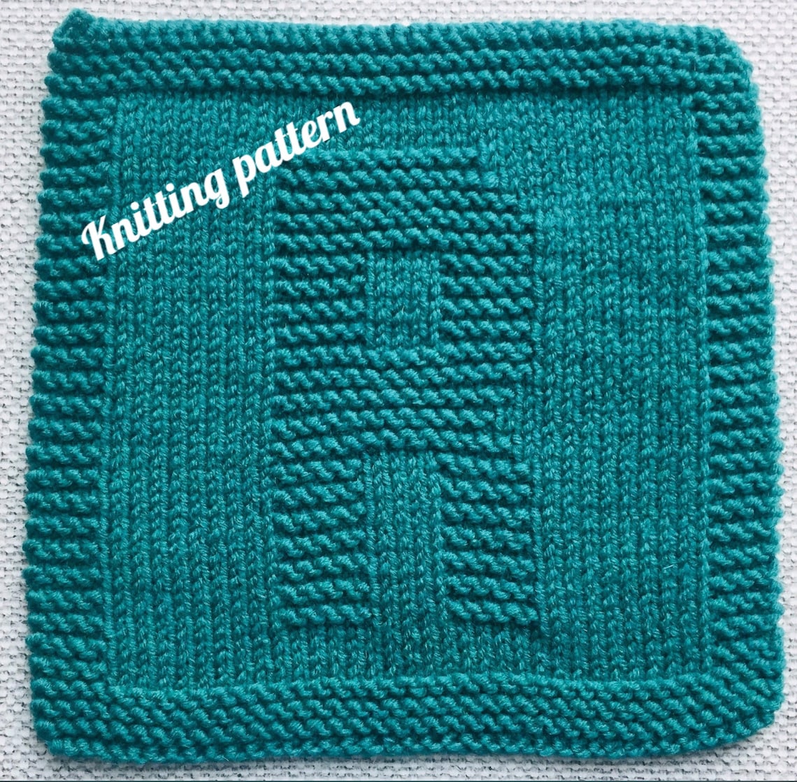 Knitting pattern letters of the alphabet Knitting pattern Etsy