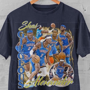 Shai Gilgeous-Alexander Shirt, Basketball shirt, Classic 90s Graphic Tee, Unisex, Vintage Stlye Gift, Retro