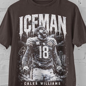 Caleb Williams ICEMAN T-Shirt, Game Day Football Graphic Tee