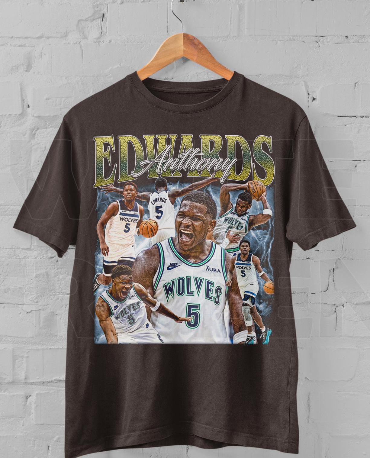 Anthony Edwards shirt Classic Vintage Bootleg Player T Shirt Minnesota Antman Vintage Graphic Unisex T Shirt, Basketball shirt