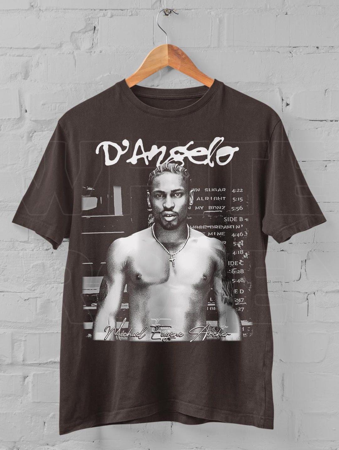 D'angelo T-shirt, Vintage Rap Tee, 90s R&B Music - Etsy Israel