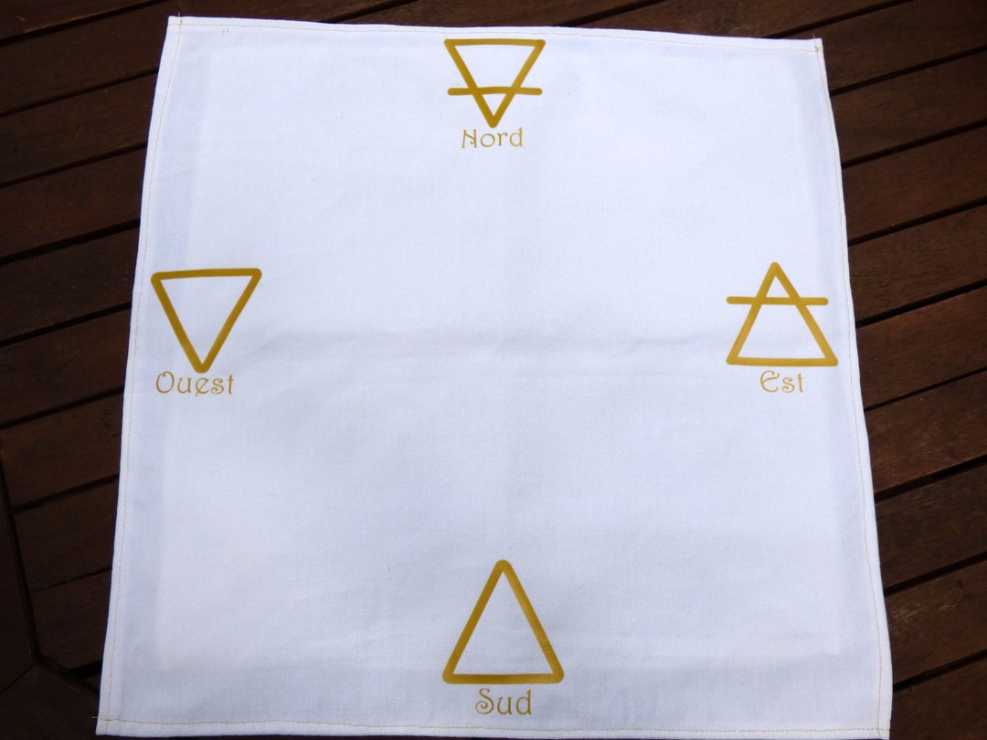 Nappe D'Autel Cartes De Tarot Serviettes De Table Accessoires De