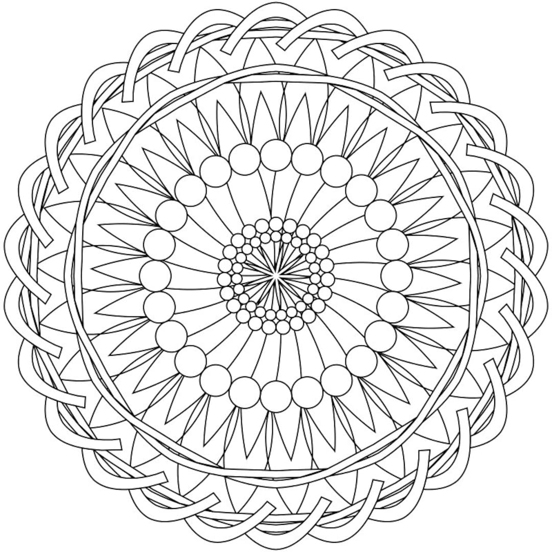 Mandala Patterns.pdf 30 Mandalas/patterns to Colour ( PDF File Ready to Download ) - Etsy