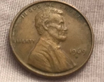 US 1969s DD coin