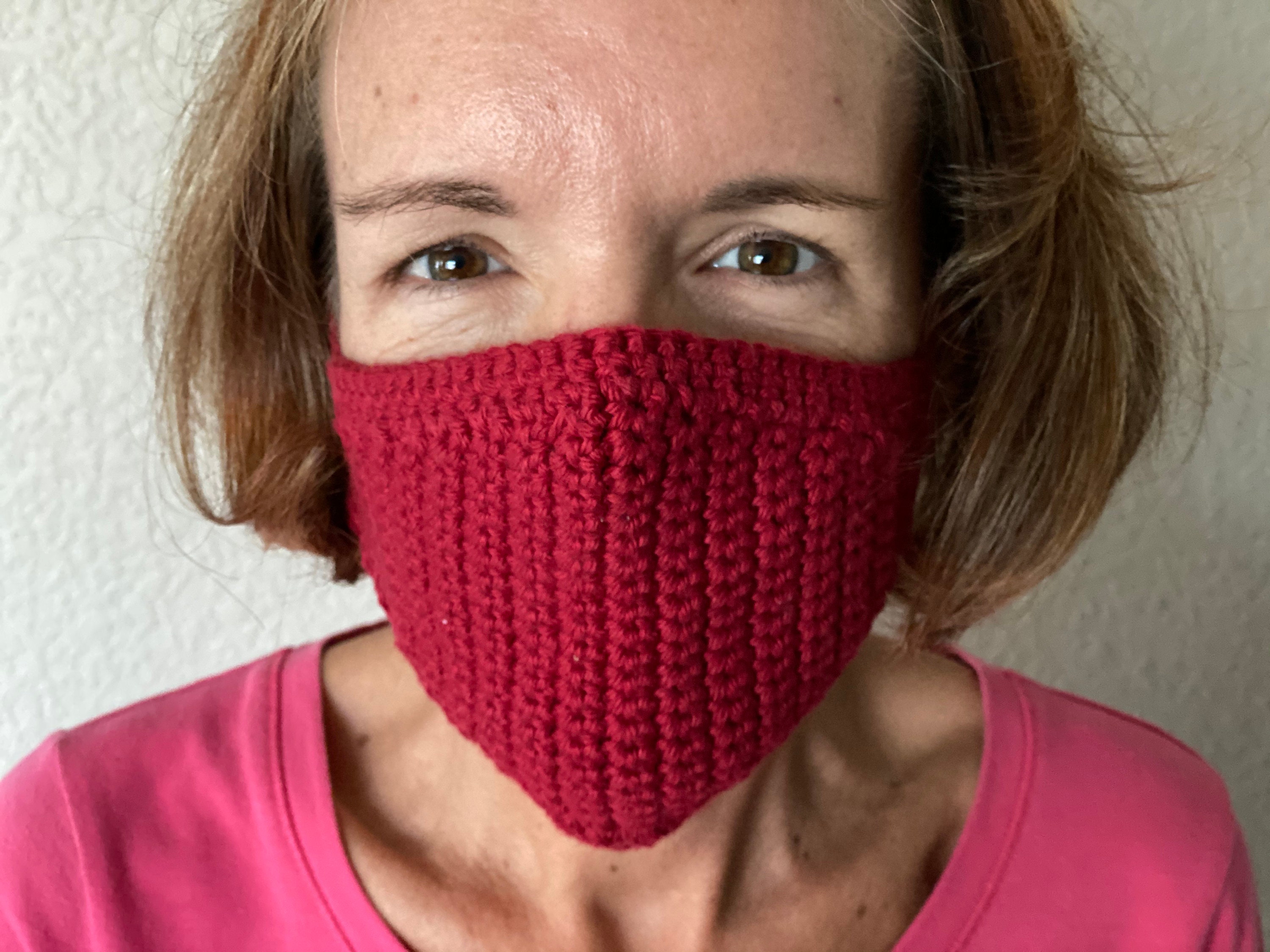 Easy Crochet Face Mask Cover Pattern // Instant PDF Download Etsy