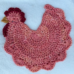 Country Chicken Potholder/Trivet Crochet
