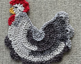Best Chicken Potholder Crochet Pattern