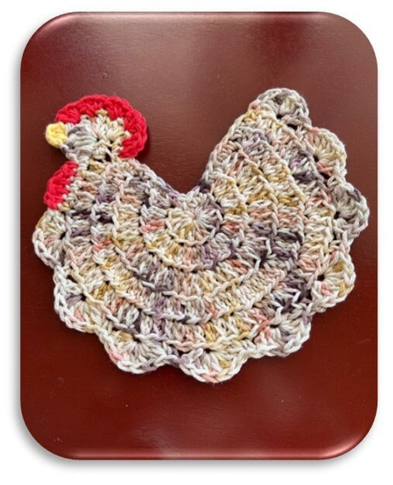 Best Chicken Potholder Crochet Pattern Etsy
