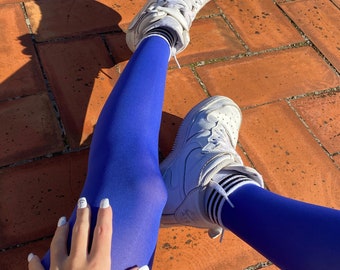 Royal blue pantyhose cheap