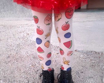 Toddlers Patterned Tights Kids Pantyhose With Fun Colors Fashion Tights for Girls 6 to 12 Years Old. Childrens Leggins Girls Funky Tights Etsy