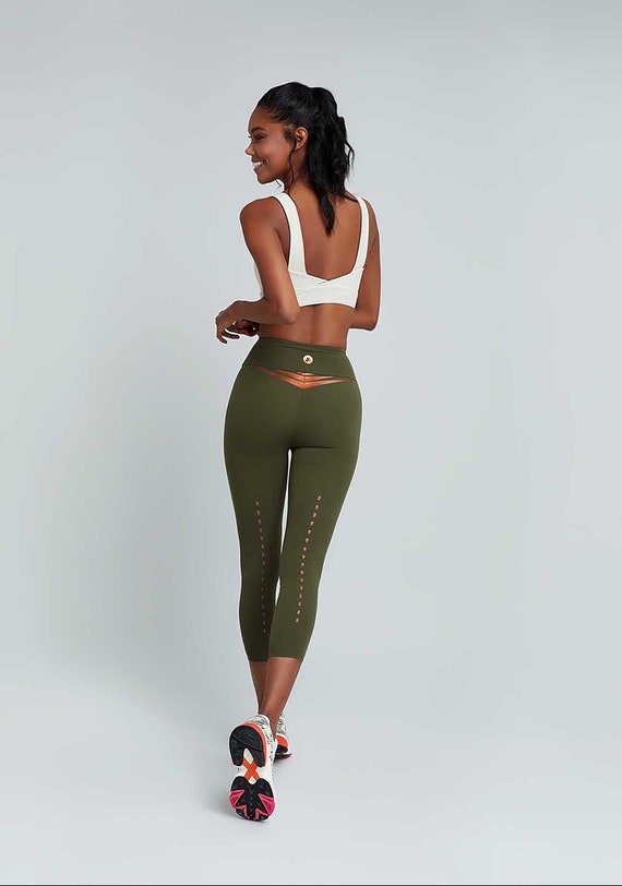 Gaia Sage Women's Leggings Pants for Yoga Workout Fitness - Etsy Ireland