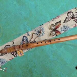 Handmade Native American Flute Bag – Padded Case for Mid-Range Flutes | model S37